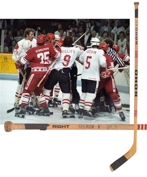 Vladimir Golikovs Early-1980s Soviet National Team / Moscow Dynamo Koho Game-Used Stick