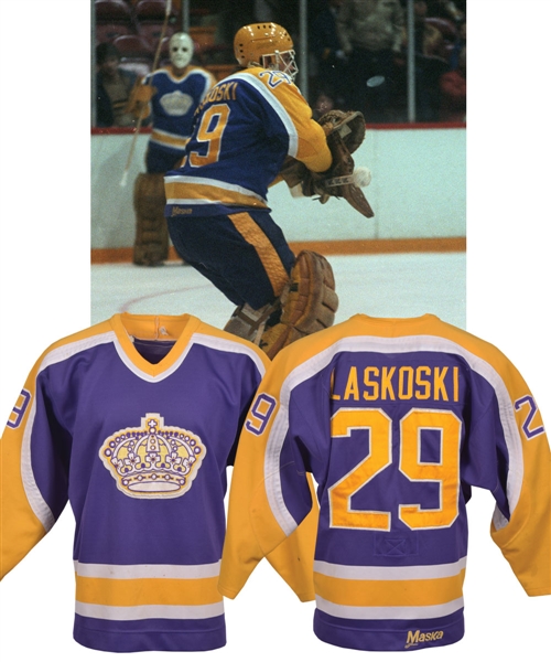 Gary Laskoskis 1982-83 Los Angeles Kings Game-Worn Jersey