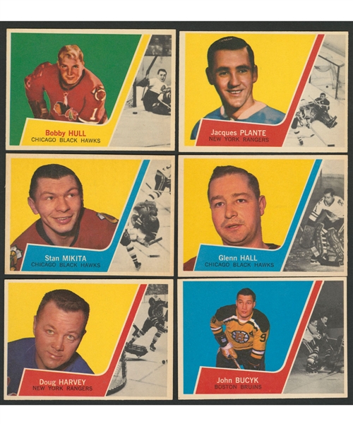 1963-64 Topps Hockey Complete 66-Card Set