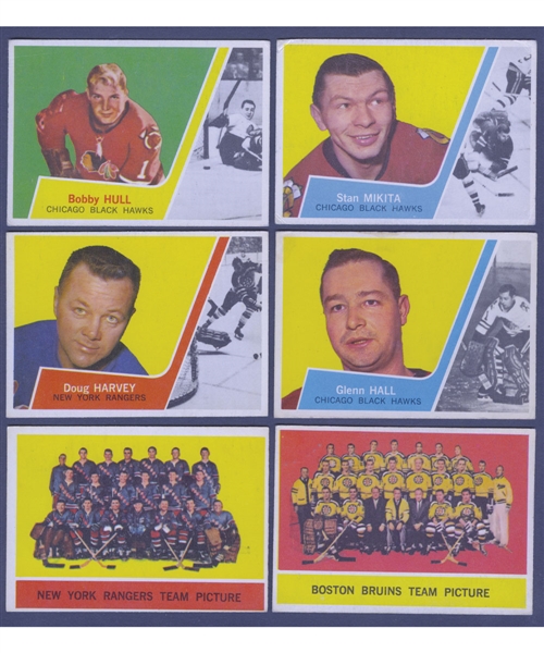 1963-64 Topps Hockey Complete 66-Card Set