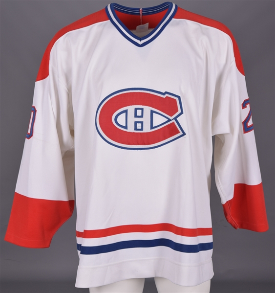 Sylvain Turgeons 1990-91 Montreal Canadiens Game-Worn Jersey