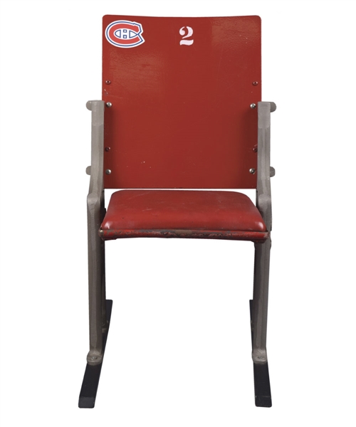 Montreal Forum Red Single Seat #2 from the Molson Family