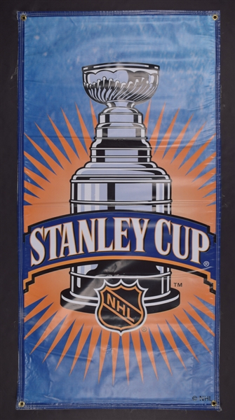 Boston Bruins 2011 NHL Stanley Cup Finals Banner with LOA Plus Additional Stanley Cup Banner