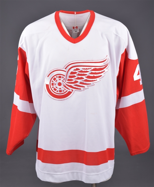 Donald MacLeans 2005-06 Detroit Red Wings Game-Worn Jersey