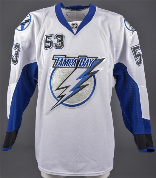 Brett McLeans 2009-10 Tampa Bay Lightning Game-Worn Pre-Season Jersey