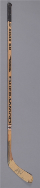Paul Coffey’s Late-1990s Signed Sher-Wood PMP 5030 Game-Used Stick 
