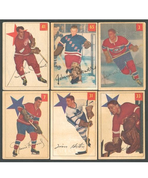 1954-55 Parkhurst Hockey Complete 100-Card Set