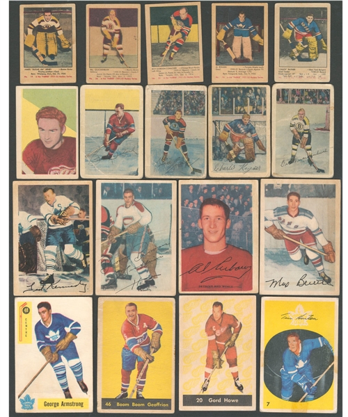 1951-52 to 1963-64 Parkhurst Hockey Card Collection of 750+ Plus Albums (3)