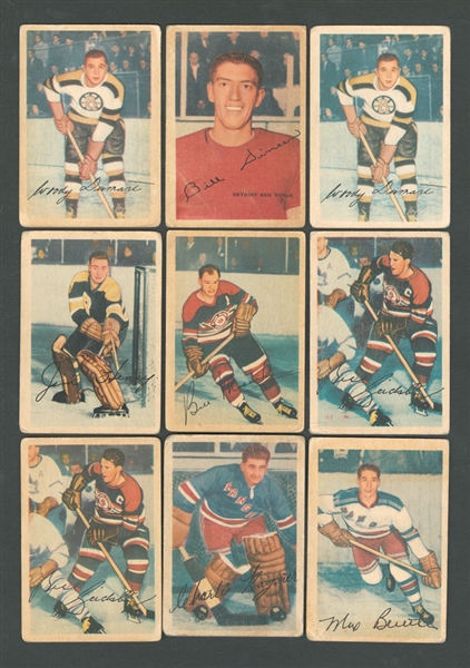 1951-52 to 1963-64 Parkhurst Hockey Card Collection of 152