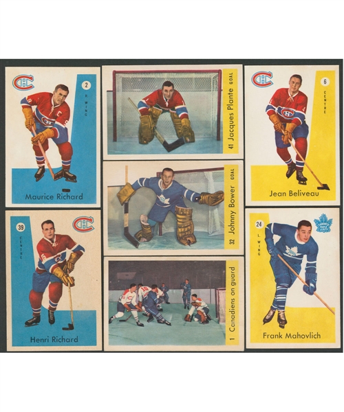 1959-60 Parkhurst Hockey Complete 50-Card Set