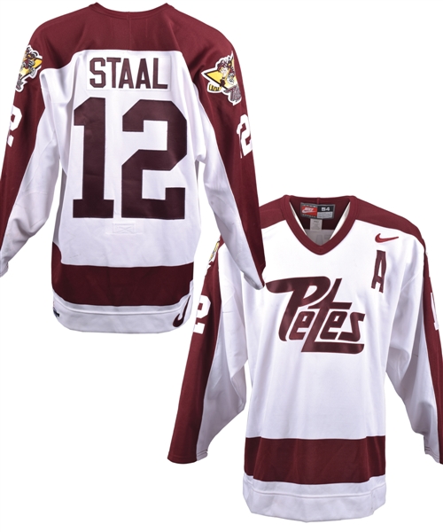 Eric Staals 2002-03 OHL Peterborough Petes Game-Worn Alternate Captains Jersey