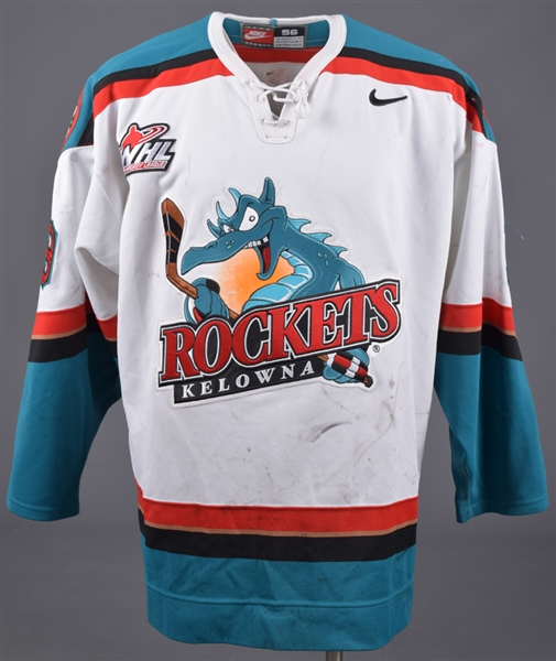 Chuck Kobasews 2001-02 WHL Kelowna Rockets Game-Worn Jersey