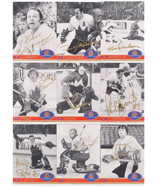 1972 Canada-Russia Series Team Canada Signed Limited-Edition 36-Card Set