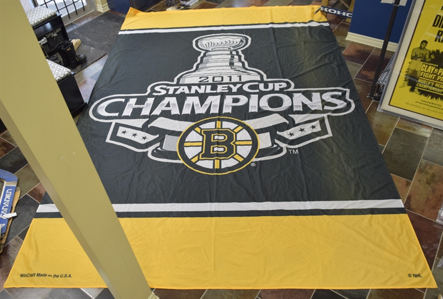 Boston Bruins 2011 Stanley Cup Champions Banner from Boston Gardens