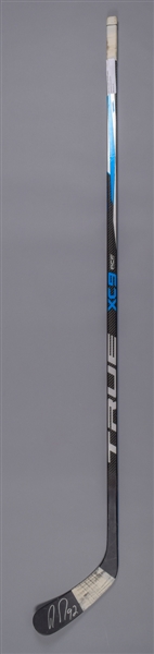 Ryan Johansens 2017-18 Nashville Predators Signed True Game-Used Stick