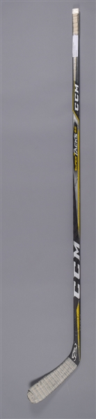 Filip Forsbergs 2017-18 Nashville Predators Signed CCM Game-Used Stick