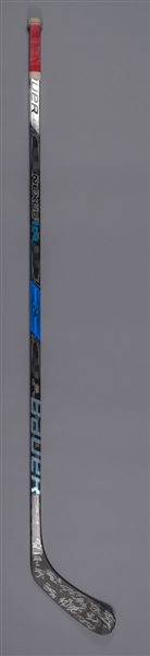 Noah Hanifins 2017-18 Carolina Hurricanes Multi-Signed Bauer Game-Used Stick