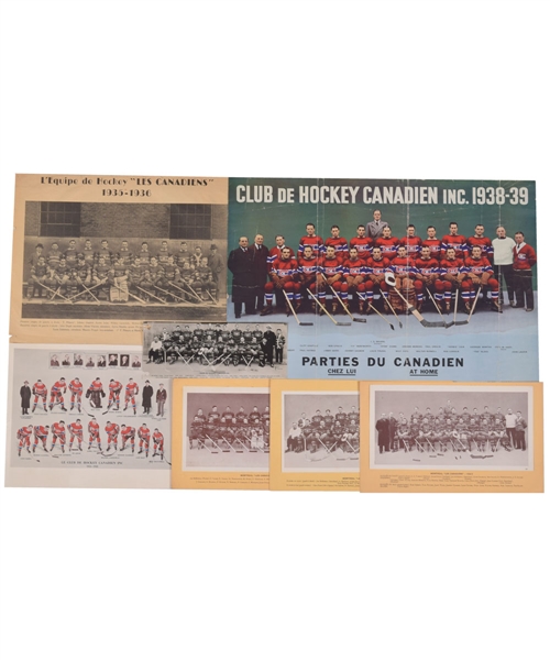 Montreal Canadiens 1915-16 to 1945-46 Team Photo/Picture Collection of 11