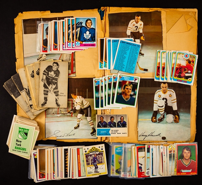 Vintage and Modern Hockey Card & Memorabilia Collection with Exhibit Cards, Shirriff Coins, Wax Packs and More