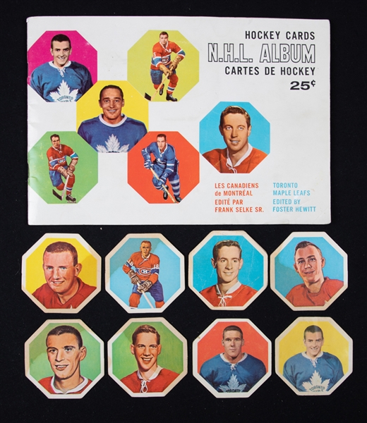 1960s/1970s Hockey Set, Near Set and Starter Set Collection of 4 Including 1961-62 York Peanut Butter, 1970-71 Dads Cookies and 1974-75 Lipton Soup
