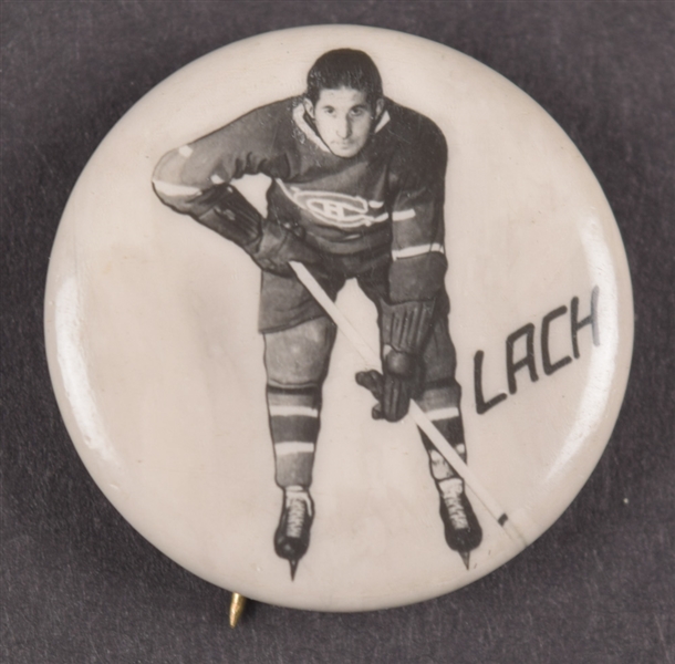 Elmer Lach 1948 Montreal Canadiens Pep Cereal Pin