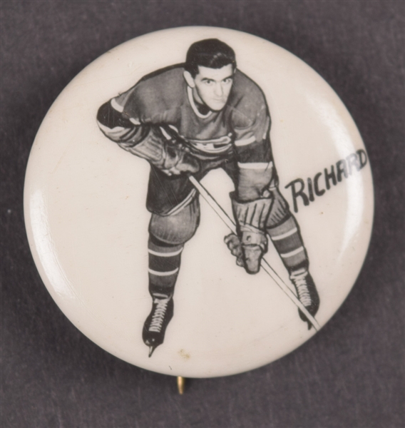 Maurice "Rocket" Richard 1948 Montreal Canadiens Pep Cereals Pin