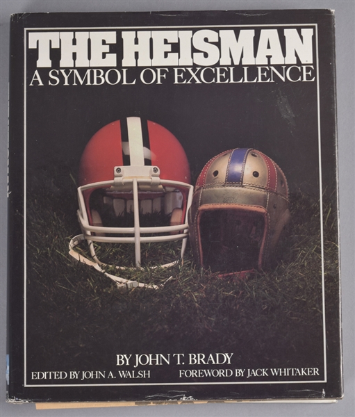 Jay Berwanger Signed "The Heisman, A Symbol of Excellence" Hardcover Book with JSA Basic Cert - First Winner of Heisman Trophy