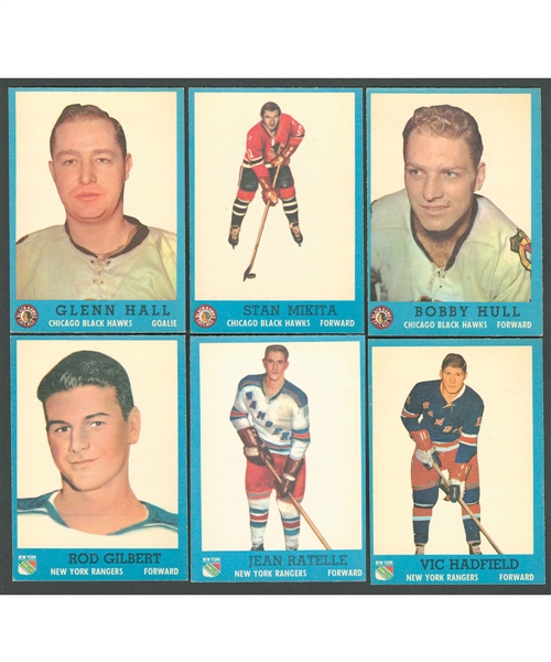 1962-63 Topps Hockey Complete 66-Card Set