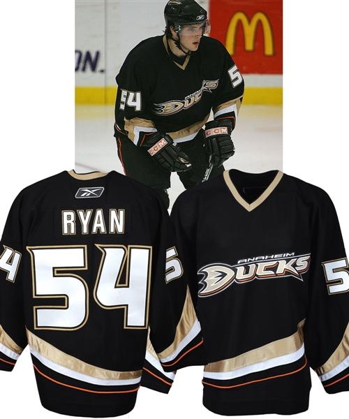 Bobby Ryans Anaheim Ducks 2006 "NHL Rookie Tournament" and 2006-07 Pre-Season Game-Worn Pre-Rookie Jersey - Photo-Matched!