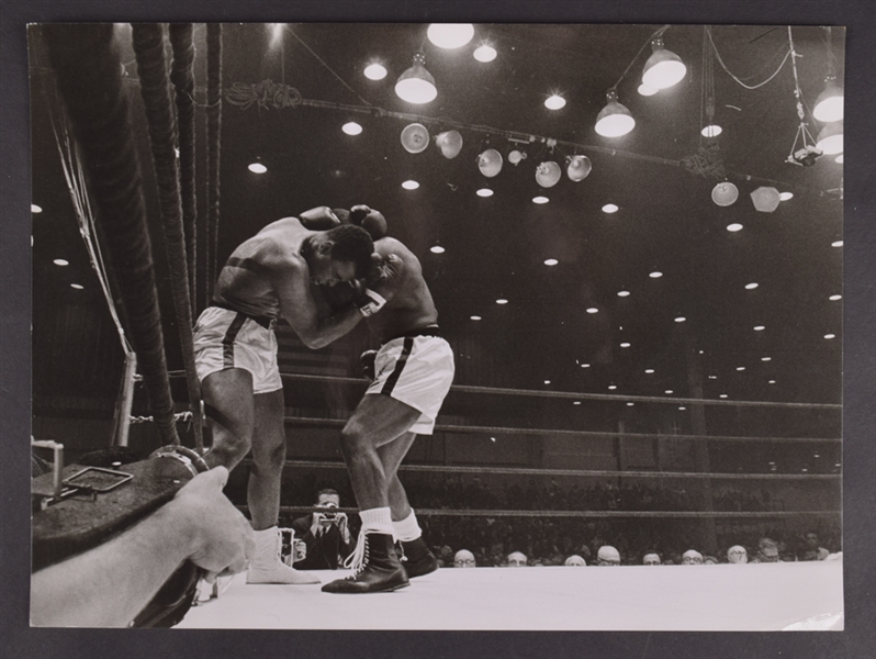 Vintage 1960s/1970s Boxing Photo Collection of 16 Featuring Muhammad Ali and Sonny Liston