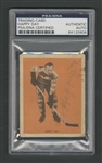 1933-34 Hamilton Gum (V288) Hockey #33 Deceased HOFer Happy Day Signed Rookie Card - PSA/DNA Certified 