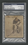 1933-34 World Wide Gum Ice Kings (V357) Hockey #31 Deceased HOFer Hooley Smith Signed Card – PSA/DNA Certified