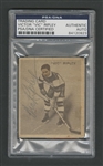 1933-34 World Wide Gum Ice Kings (V357) Hockey #54 Vic Ripley Signed Rookie Card – PSA/DNA Certified