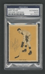 1933-34 Hamilton Gum (V288) Hockey #9 Andy Blair Signed Rookie Card - PSA/DNA Certified