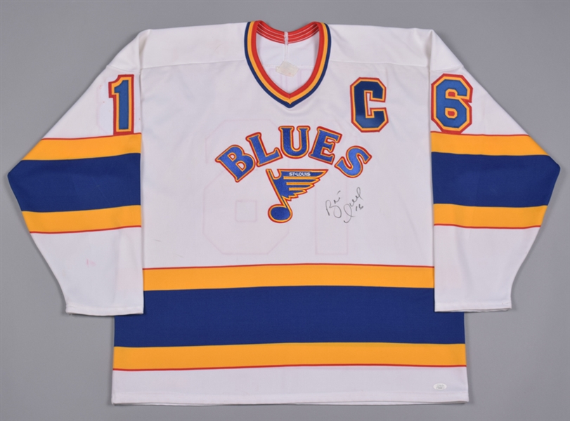 Brett Hull Signed St. Louis Blues Jerseys (3) - All JSA Authenticated