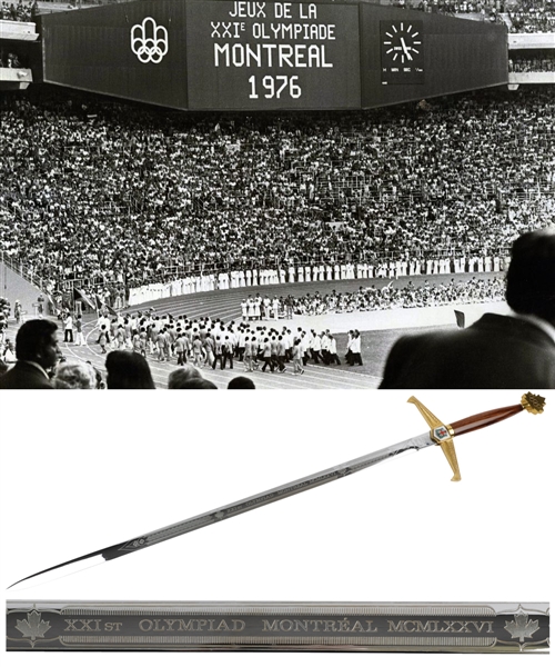 Scarce 1976 Montreal Summer Olympics Official Ceremonial Wilkinson Presentation Sword (44 1/2") 
