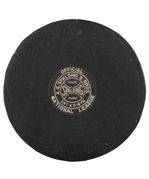Vintage 1931-42 Spalding Official NHL Game Puck