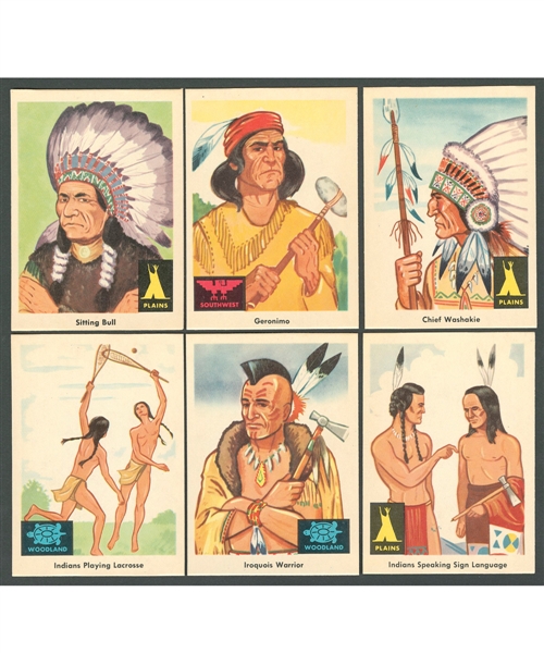 1959 Fleer "Indian Trading Card" Complete 80-Card Set