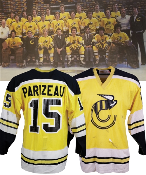 Michel Parizeaus 1978-79 WHA Cincinnati Stingers Game-Worn Jersey