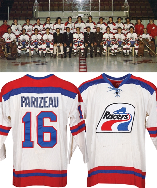 Michel Parizeaus 1977-79 WHA Indianapolis Racers Game-Worn Jersey  