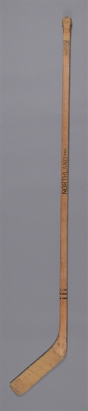 Ted Greens 1960s Boston Bruins Northland Pro Game-Used Stick