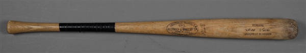 Bill Voss Late-1960s Game-Used Hillerich & Bradsby Signature Model U1 Bat