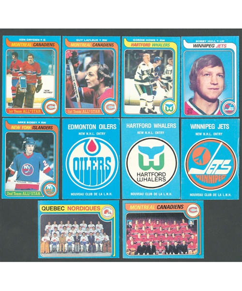1979-80 O-Pee-Chee Hockey Near Complete Set (395/396) Collection of 56!