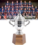 Bryan Trottiers 1977-78 New York Islanders Clarence Campbell Bowl Championship Trophy with Family LOA (11")