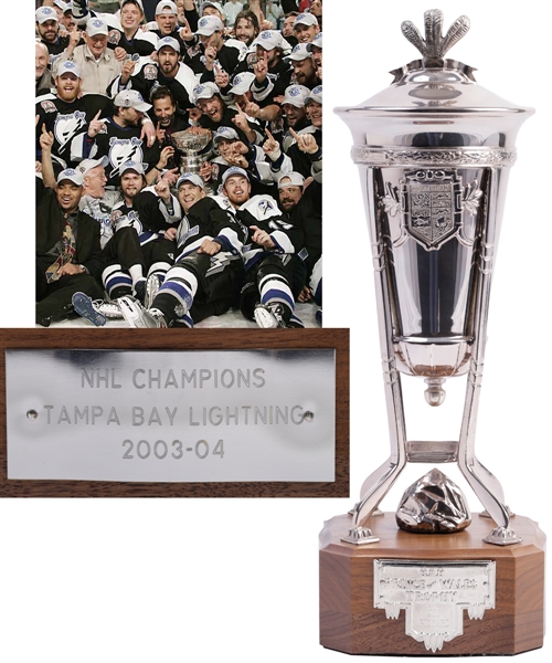 Jim Pickards 2003-04 Tampa Bay Lightning Prince of Wales Championship Trophy