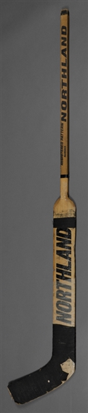 Tony Espositos Early-1980s Chicago Black Hawks Northland Game-Used Stick 