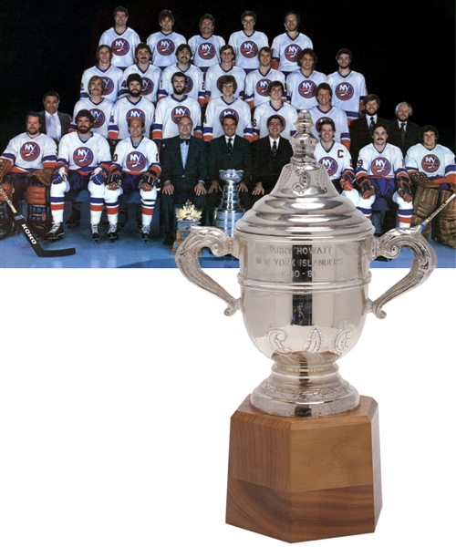 Garry Howatts 1980-81 New York Islanders Clarence Campbell Bowl Championship Trophy with His Signed LOA (11”)