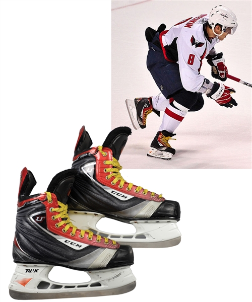 Alexander Ovechkins 2010-11 Washington Capitals CCM Game-Used Skates - Photo-Matched!