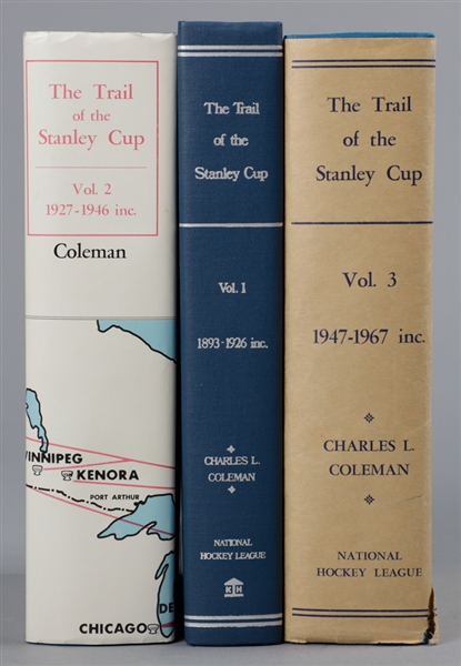 "The Trail to the Stanley Cup" Three-Volume Book Set