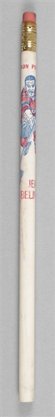 1955-57 Montreal Canadiens Dixon Pencil of Jean Beliveau - Error Pencil with Bernard Geoffrion Face